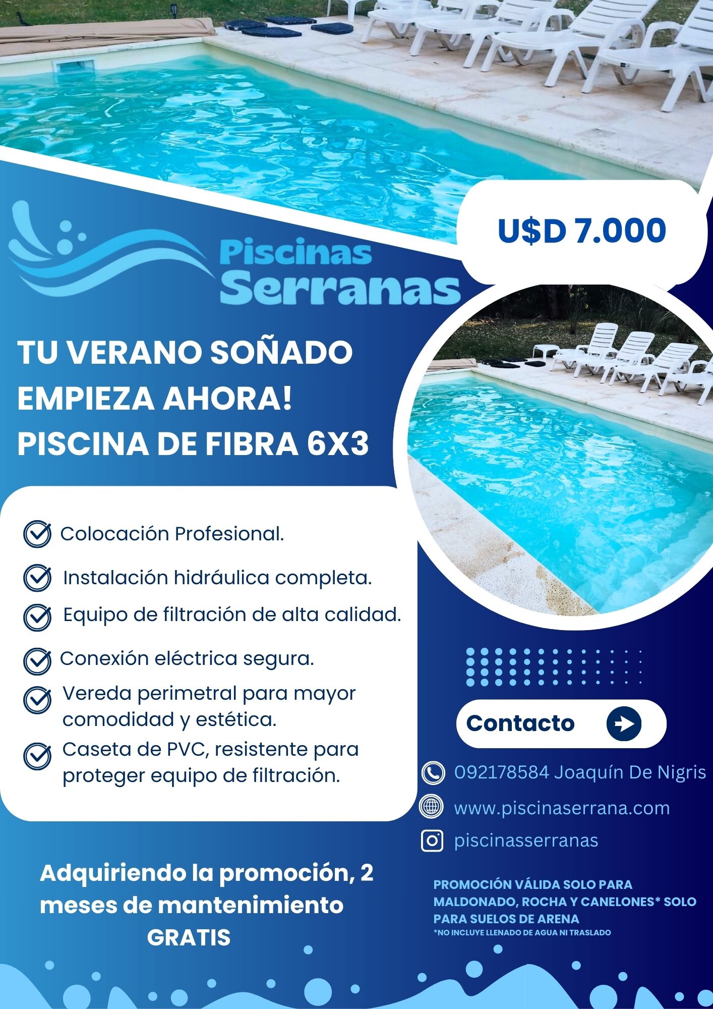 Oferta de piscinas - Modelo Clásico